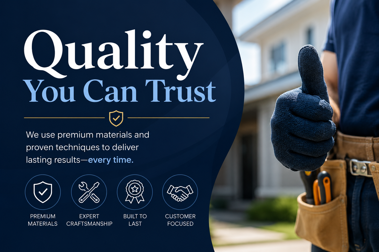 QUALITY YOU CAN TRUST